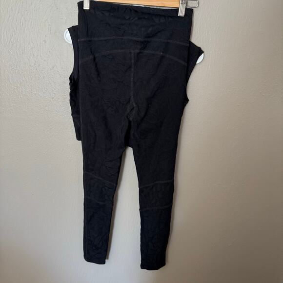 TWENTY MONTREAL Flames 3D Activewear High-rised Active Black Size M/L casual - Picture 9 of 9